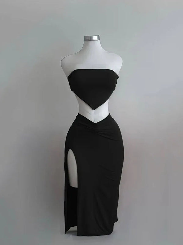Chic Strapless Party Set