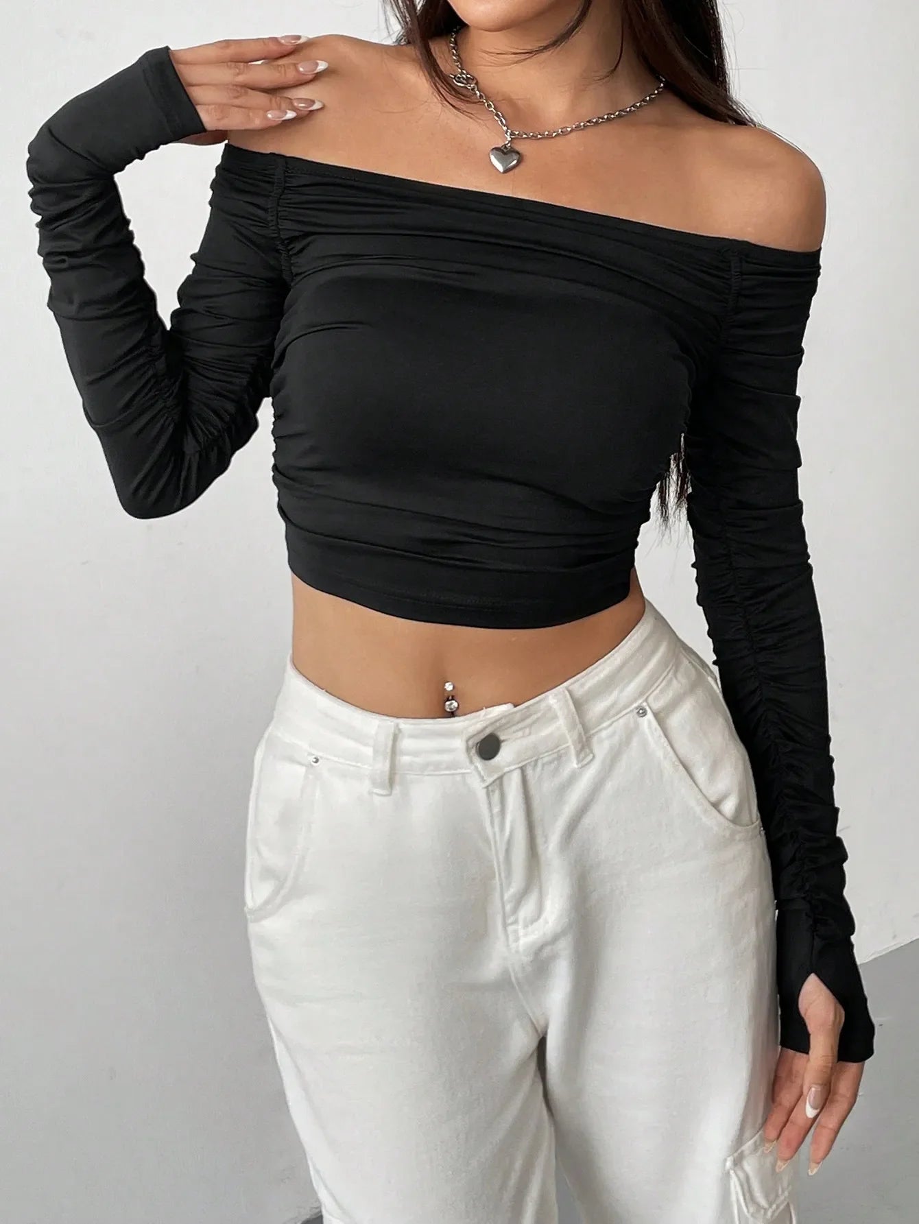 Meroni Tops — Chic Crop Tops & Long Sleeves