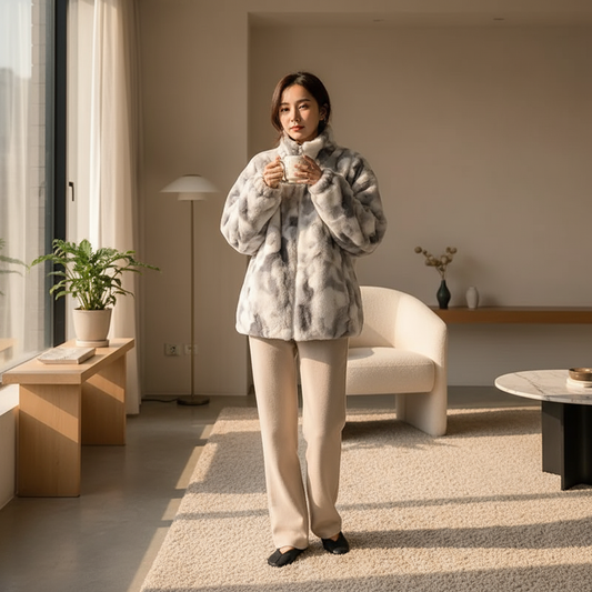 Cozy Tie Dye Fleece Jacket
