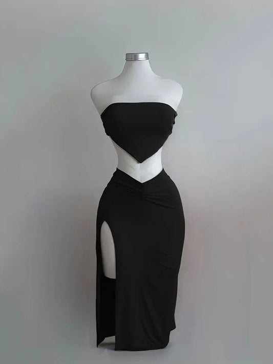 Chic Strapless Party Set