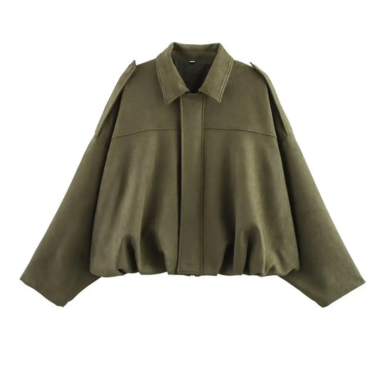 Chic Women's Bomber Jacket