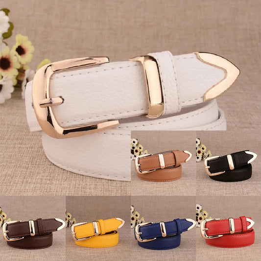 Elegant Women's White Belt